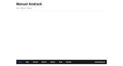 Desktop Screenshot of manuel-andrack.de